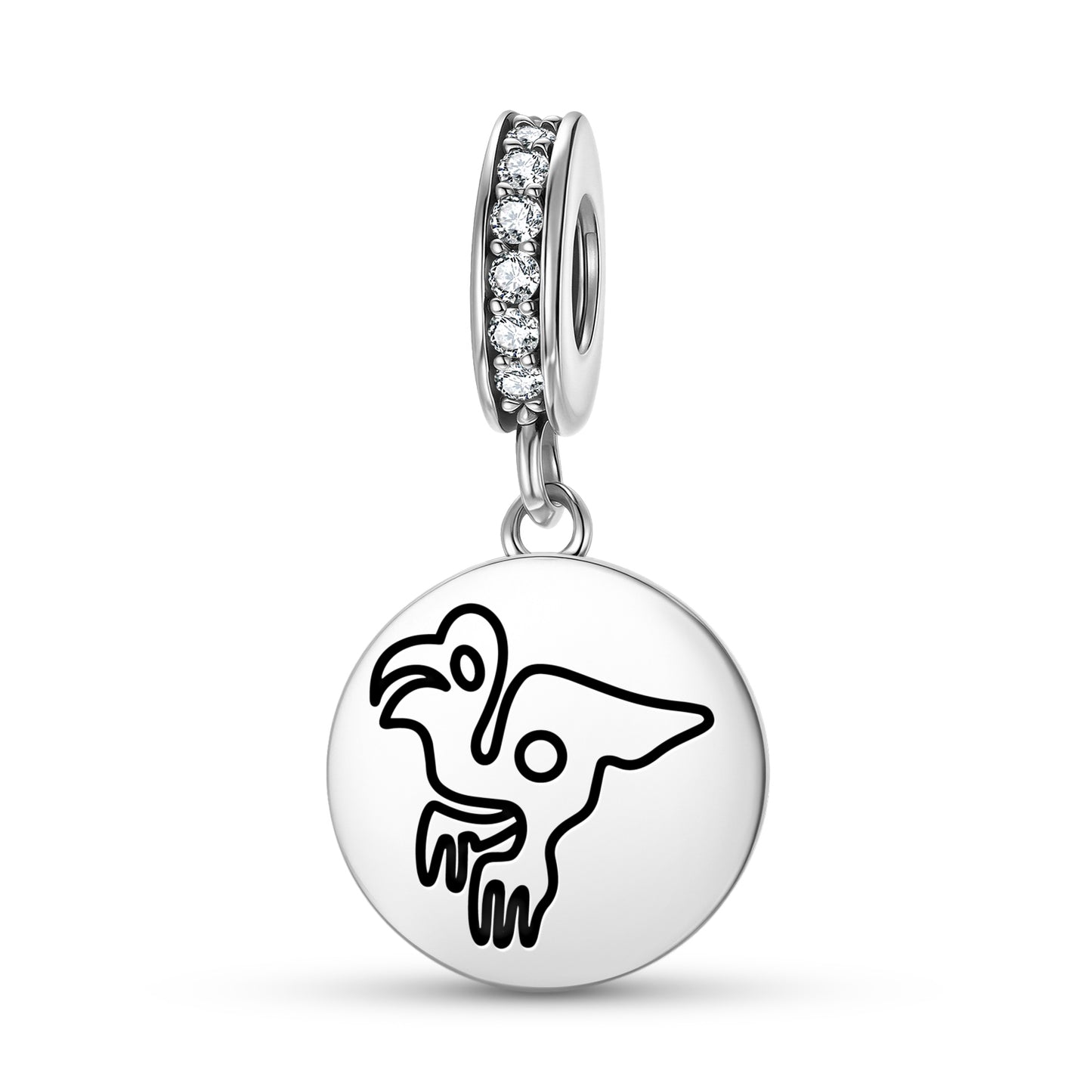 The Macaw Nazca lines Symbols Pendant Dangle Charm