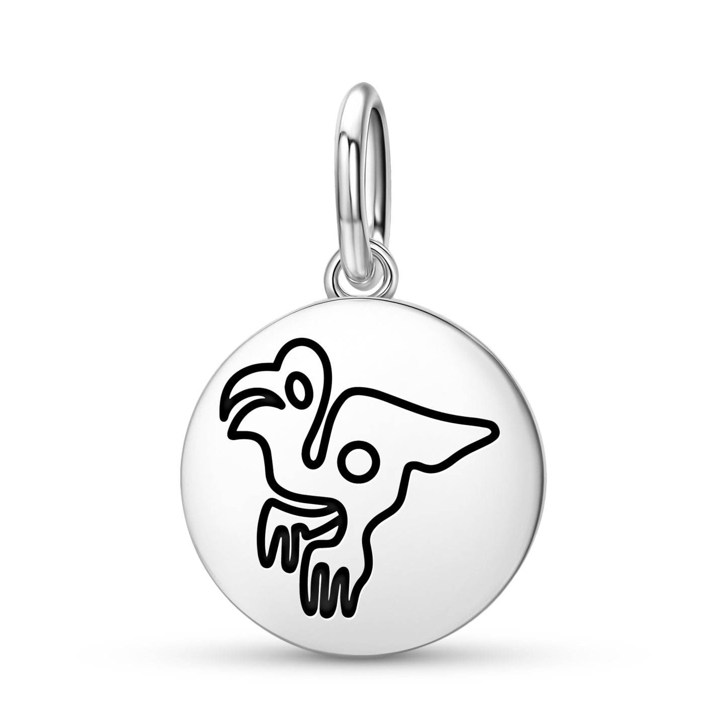 The Macaw Nazca lines Symbols Pendant Dangle Charm