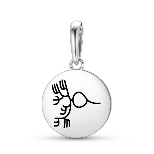 Seaweed Nazca lines Symbols Pendant Dangle Charm