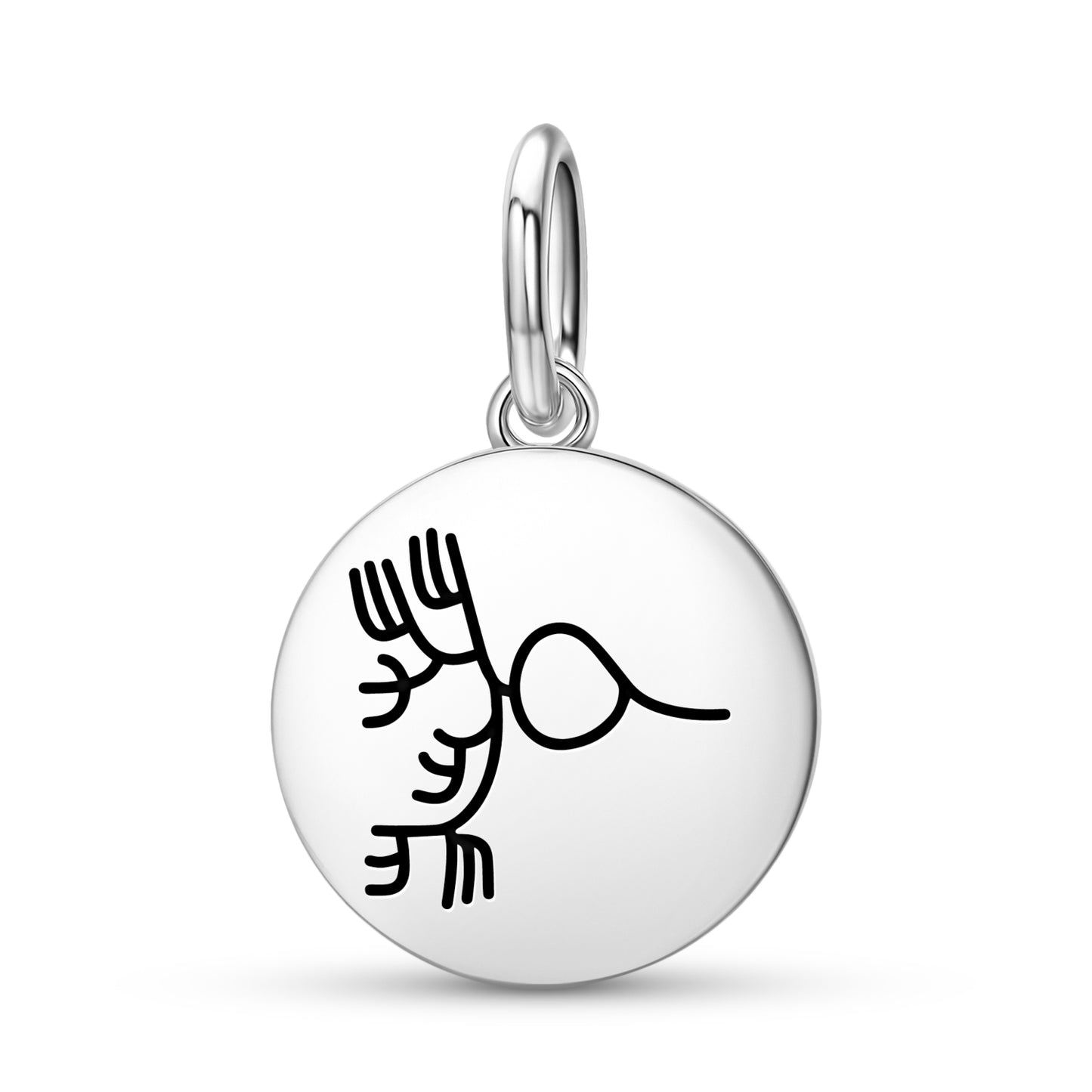 Seaweed Nazca lines Symbols Pendant Dangle Charm