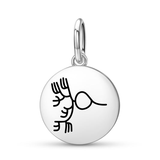 Seaweed Nazca lines Symbols Pendant Dangle Charm