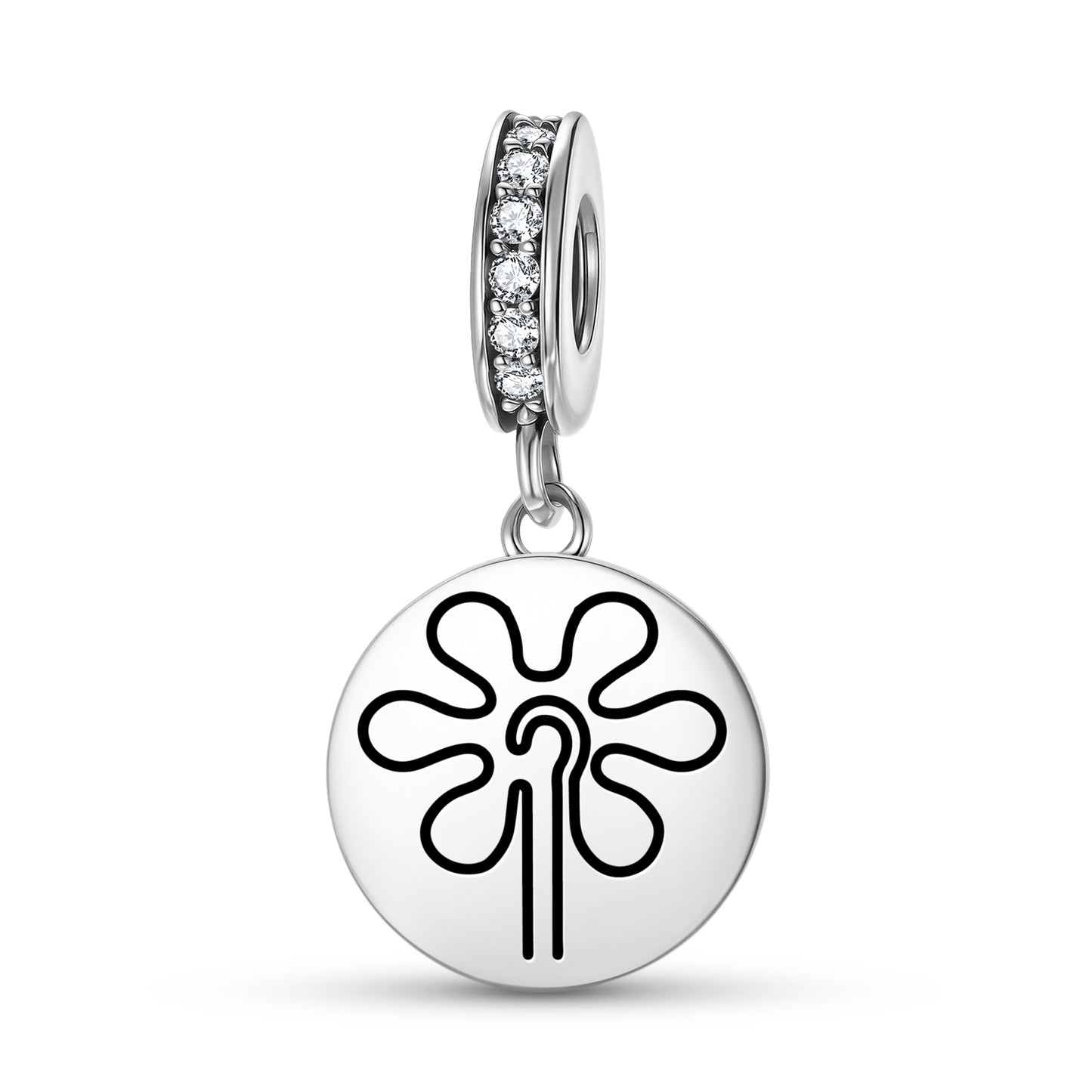 The Flower Nazca lines Symbols Pendant Dangle Charm