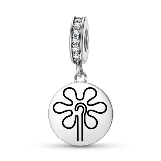 The Flower Nazca lines Symbols Pendant Dangle Charm