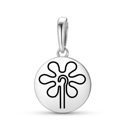 The Flower Nazca lines Symbols Pendant Dangle Charm