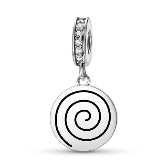 The Spiral Nazca lines Symbols Pendant Dangle Charm
