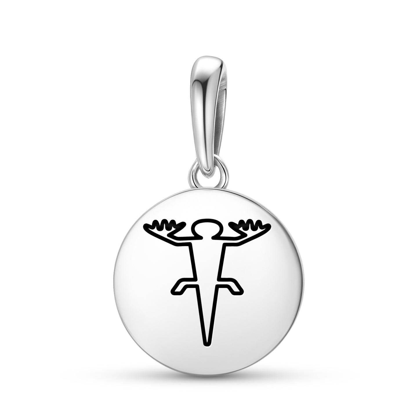 The Lizard Nazca lines Symbols Pendant Dangle Charm