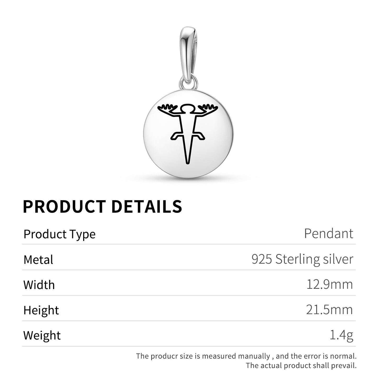 The Lizard Nazca lines Symbols Pendant Dangle Charm