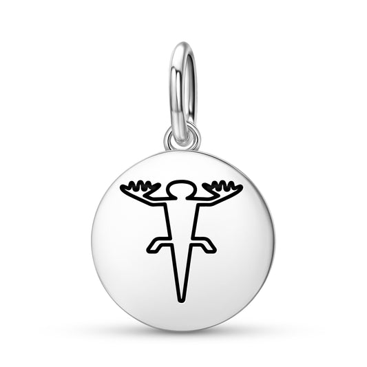 The Lizard Nazca lines Symbols Pendant Dangle Charm