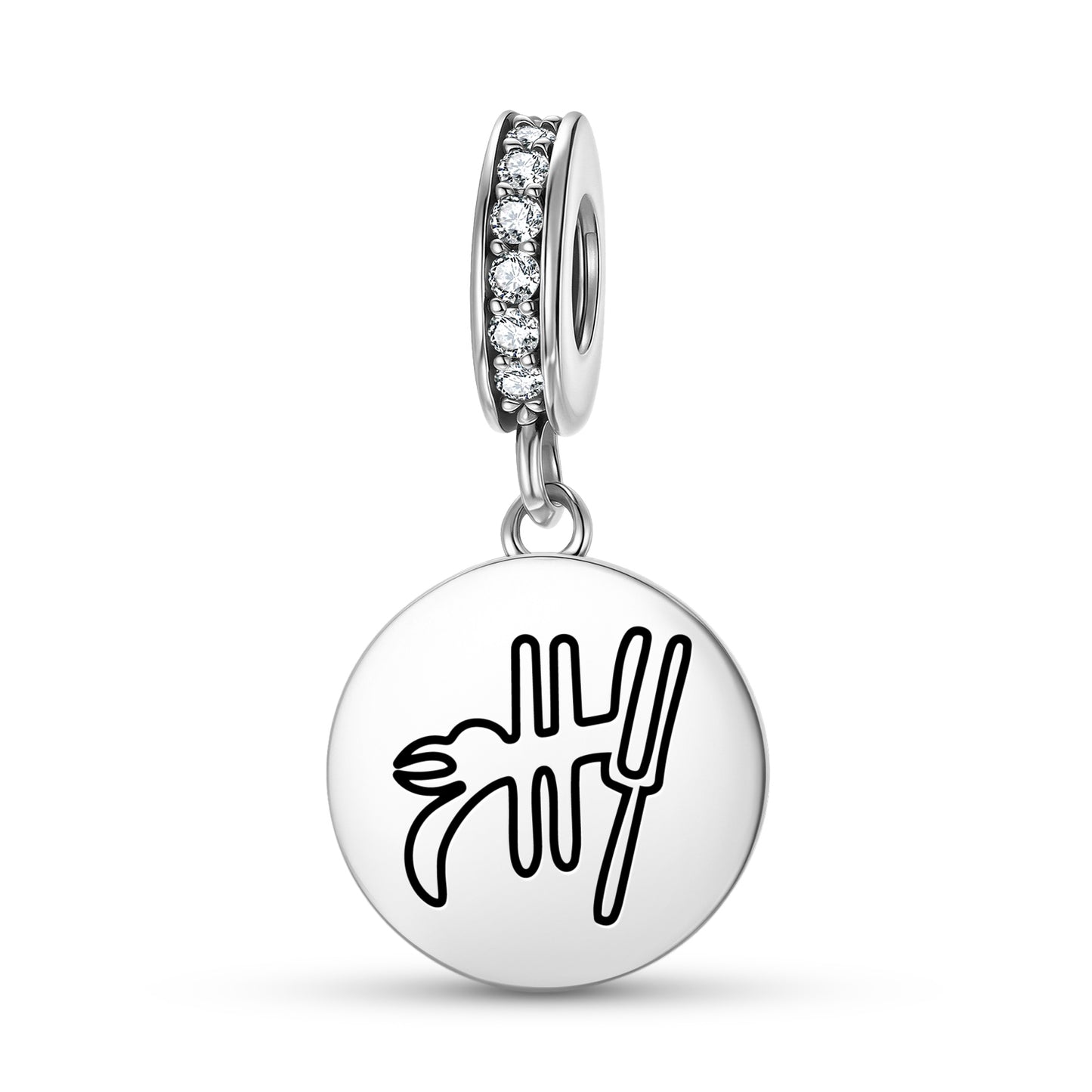 The Parrot Nazca lines Symbols Pendant Dangle Charm
