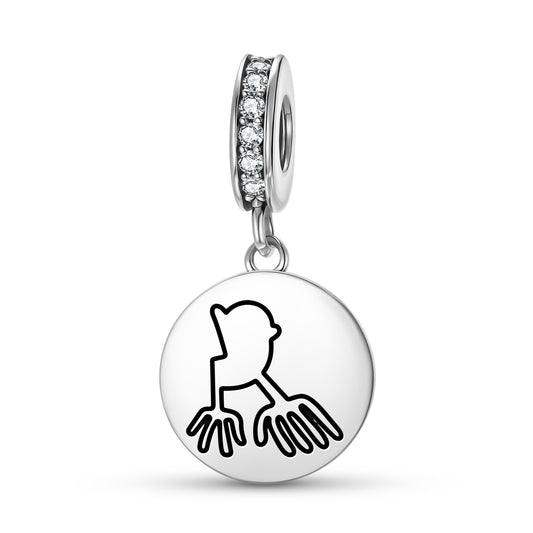 The Hands Nazca lines Symbols Pendant Dangle Charm