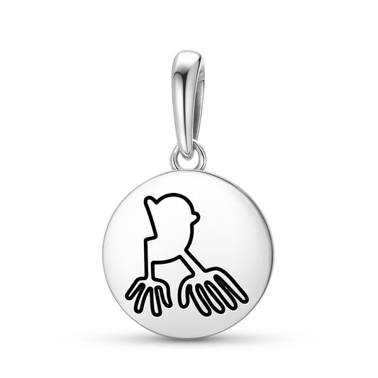 The Hands Nazca lines Symbols Pendant Dangle Charm