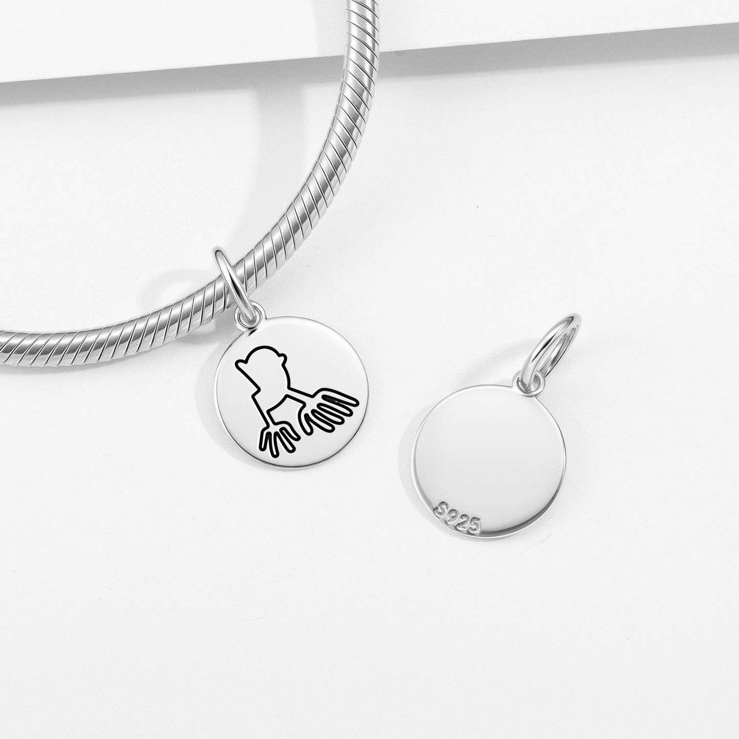 The Hands Nazca lines Symbols Pendant Dangle Charm