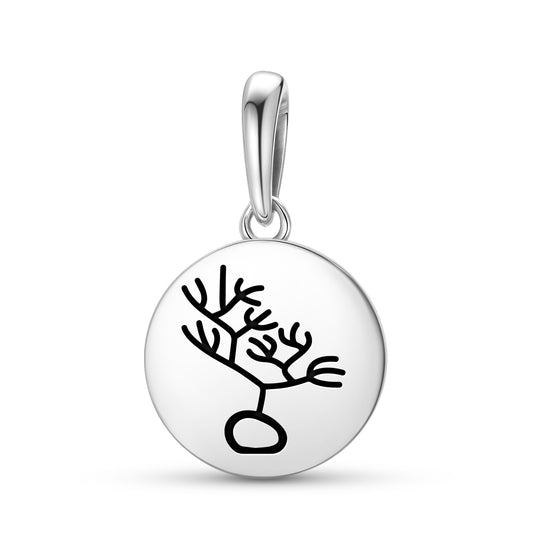 Phytomorphic glyphs Nazca lines Symbols Pendant Dangle Charm