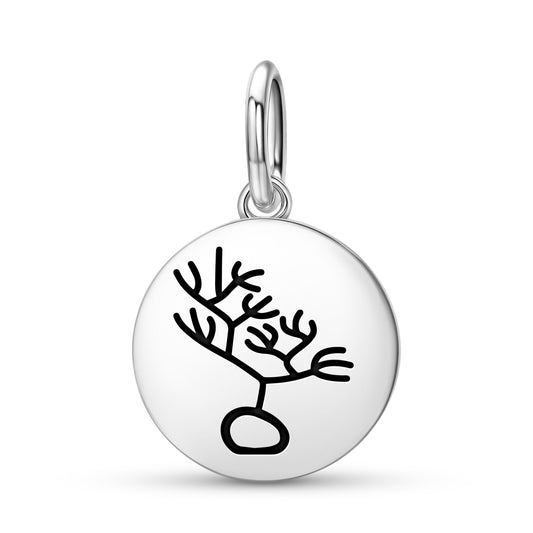 Phytomorphic glyphs Nazca lines Symbols Pendant Dangle Charm