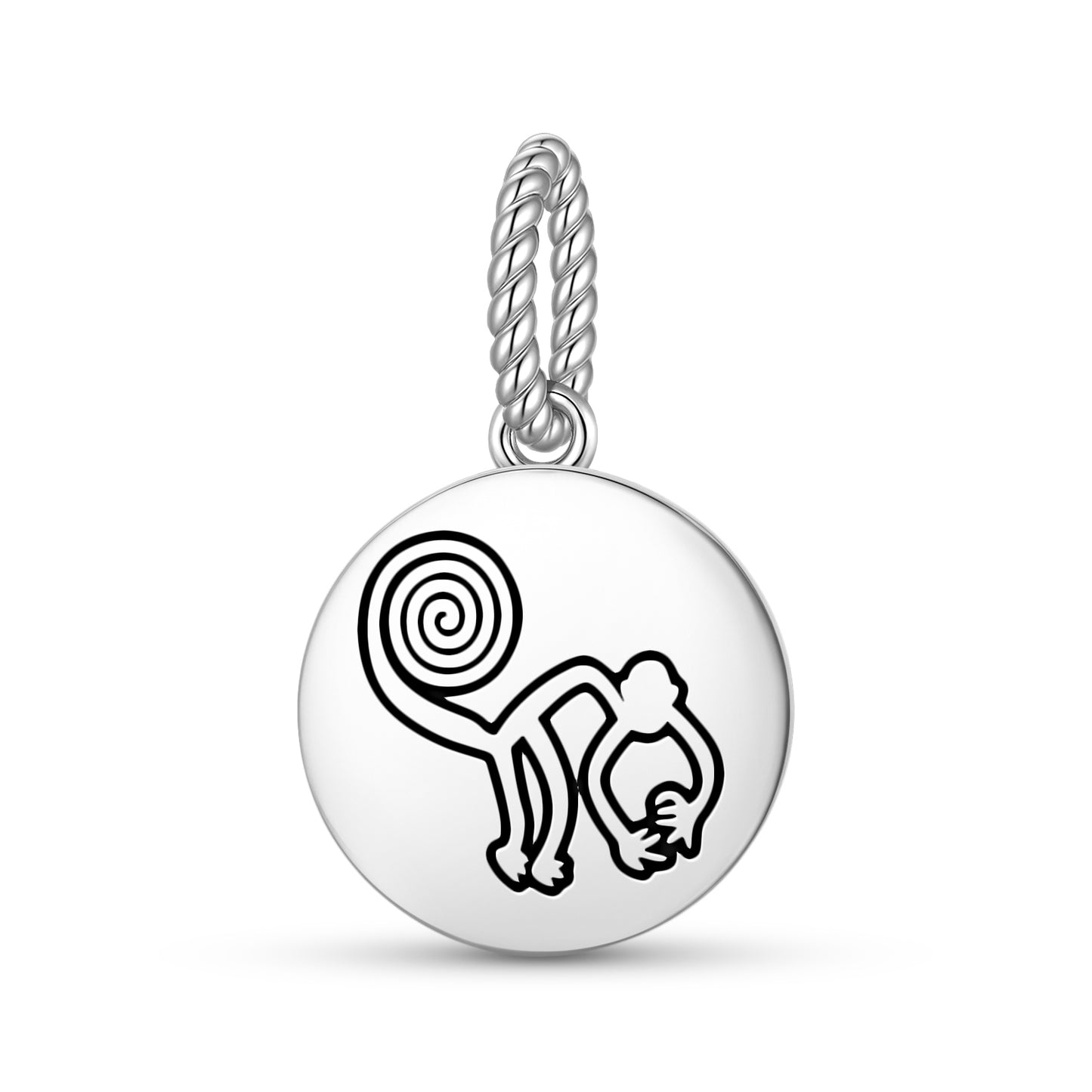 The Monkey Nazca lines Symbols Pendant Dangle Charm