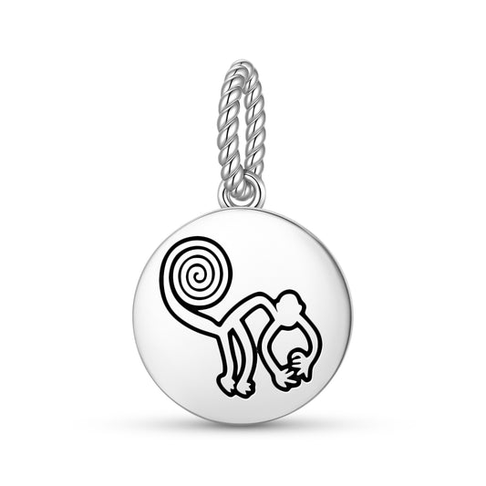 The Monkey Nazca lines Symbols Pendant Dangle Charm