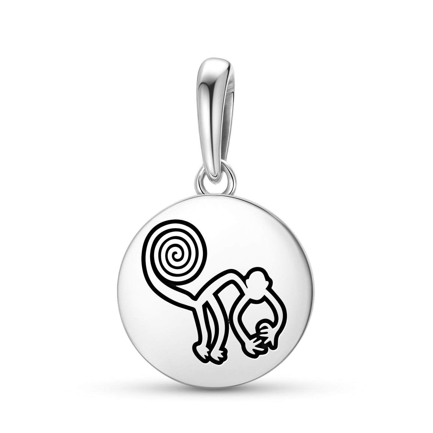 The Monkey Nazca lines Symbols Pendant Dangle Charm