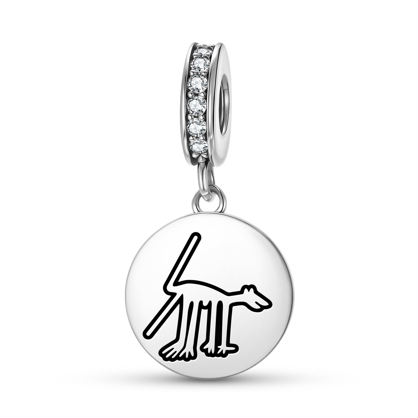 The Dog Nazca lines Symbols Pendant Dangle Charm