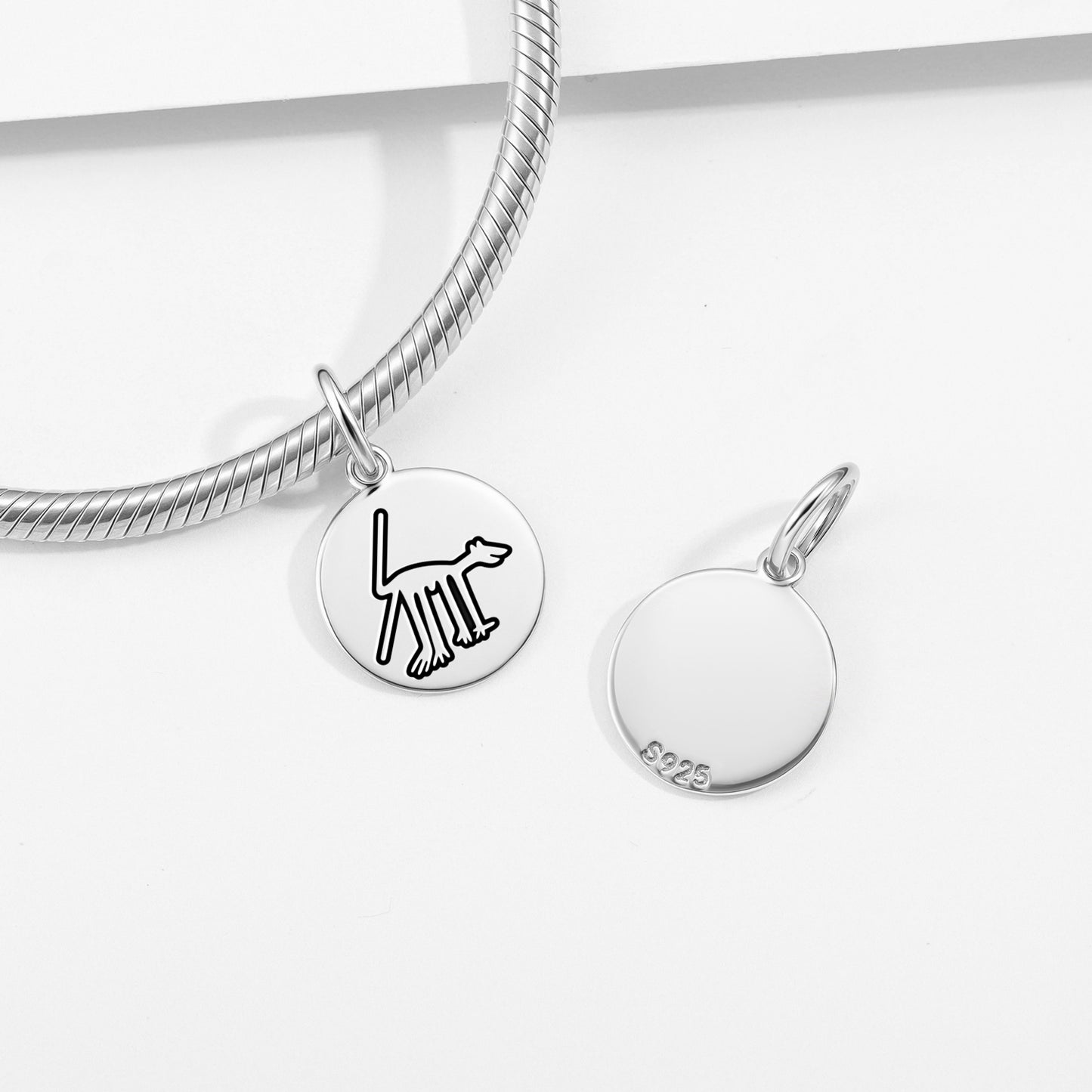 The Dog Nazca lines Symbols Pendant Dangle Charm