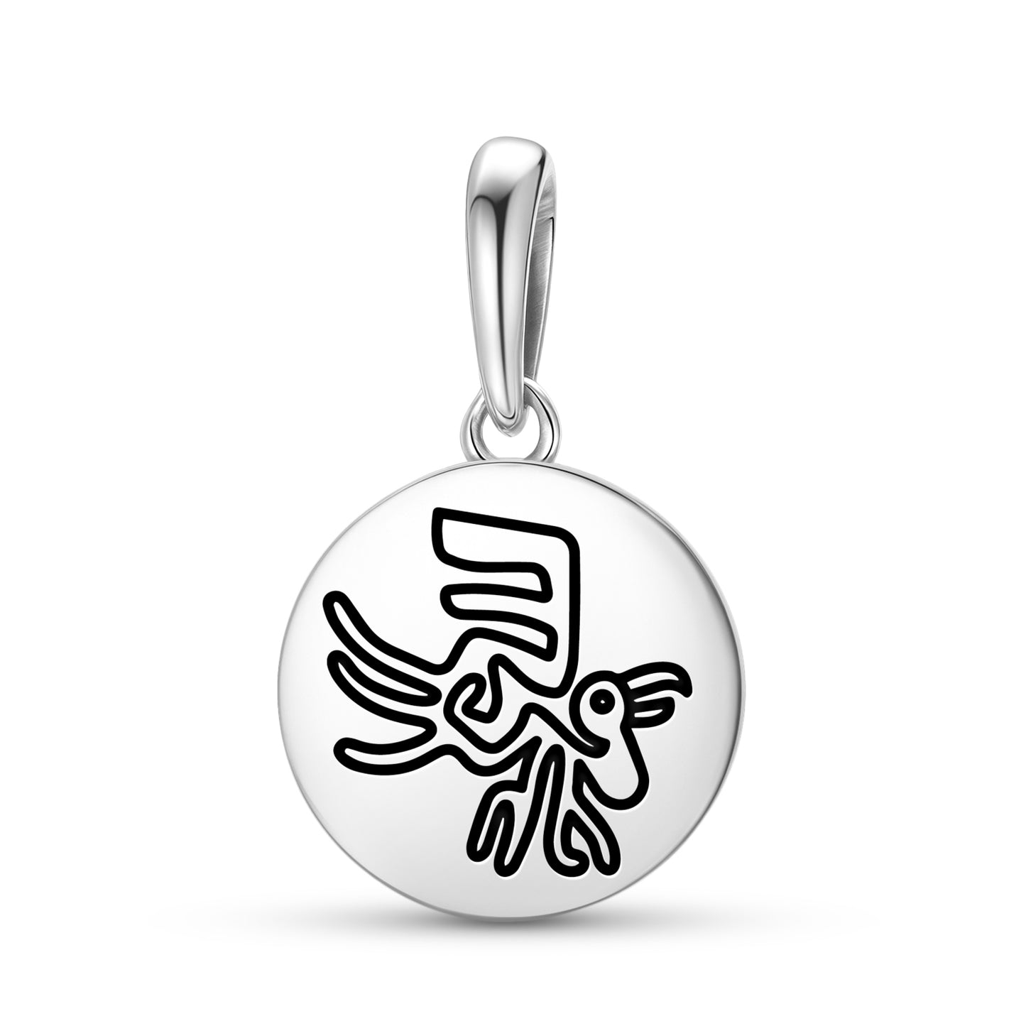 The Pelican Nazca lines Symbols Pendant Dangle Charm
