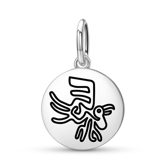 The Pelican Nazca lines Symbols Pendant Dangle Charm