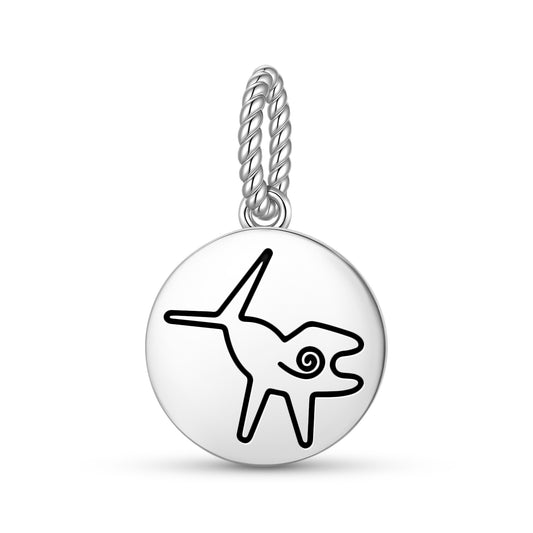 The Whale Nazca lines Symbols Pendant Dangle Charm