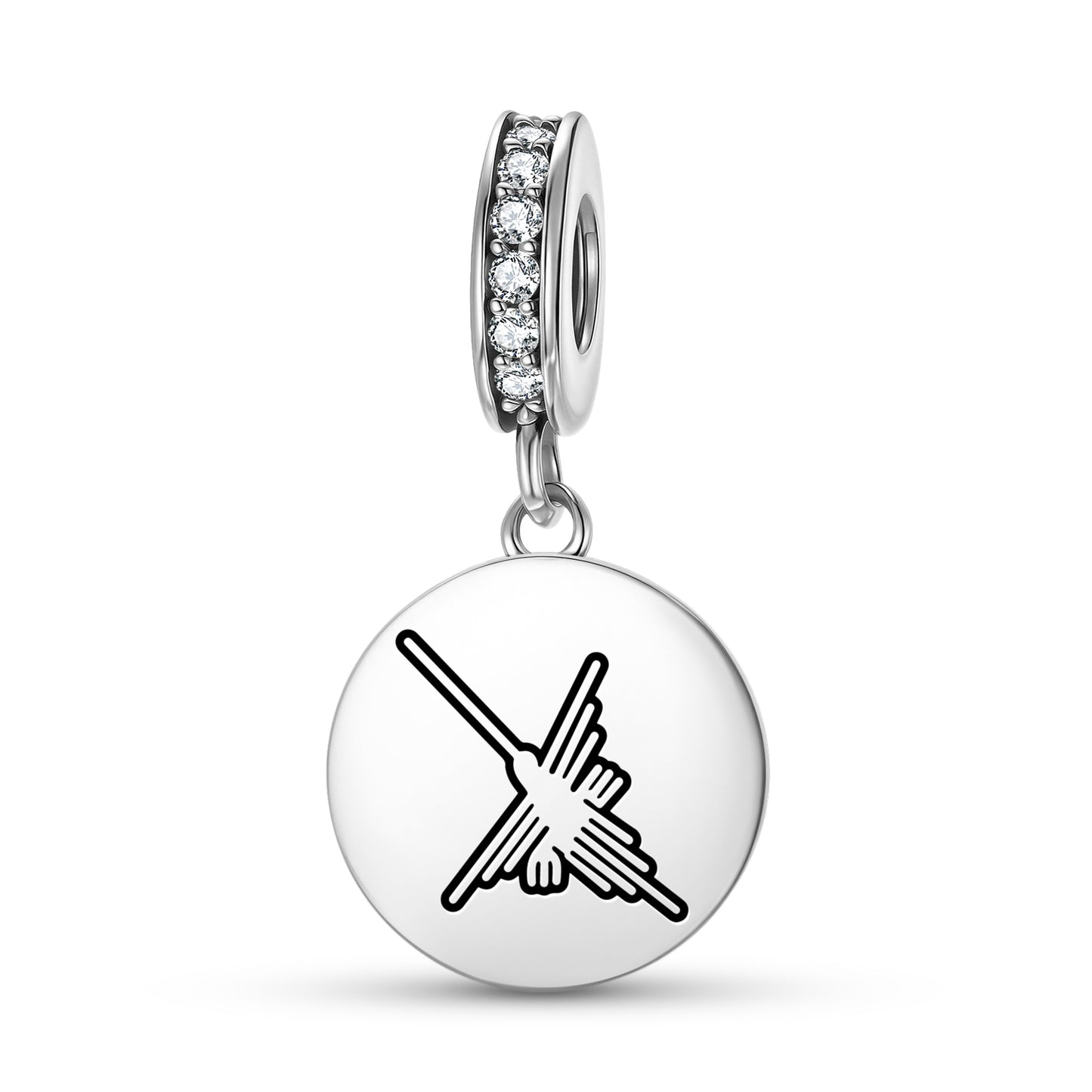 The Hummingbird Nazca lines Symbols Pendant Dangle Charm