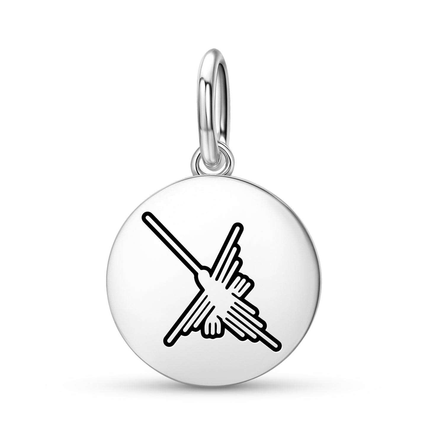 The Hummingbird Nazca lines Symbols Pendant Dangle Charm