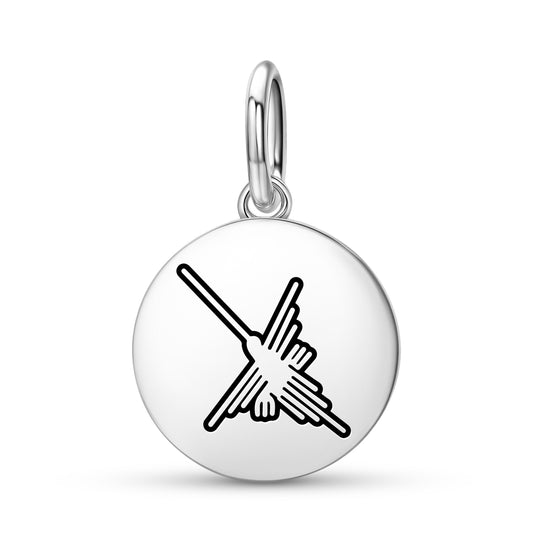The Hummingbird Nazca lines Symbols Pendant Dangle Charm