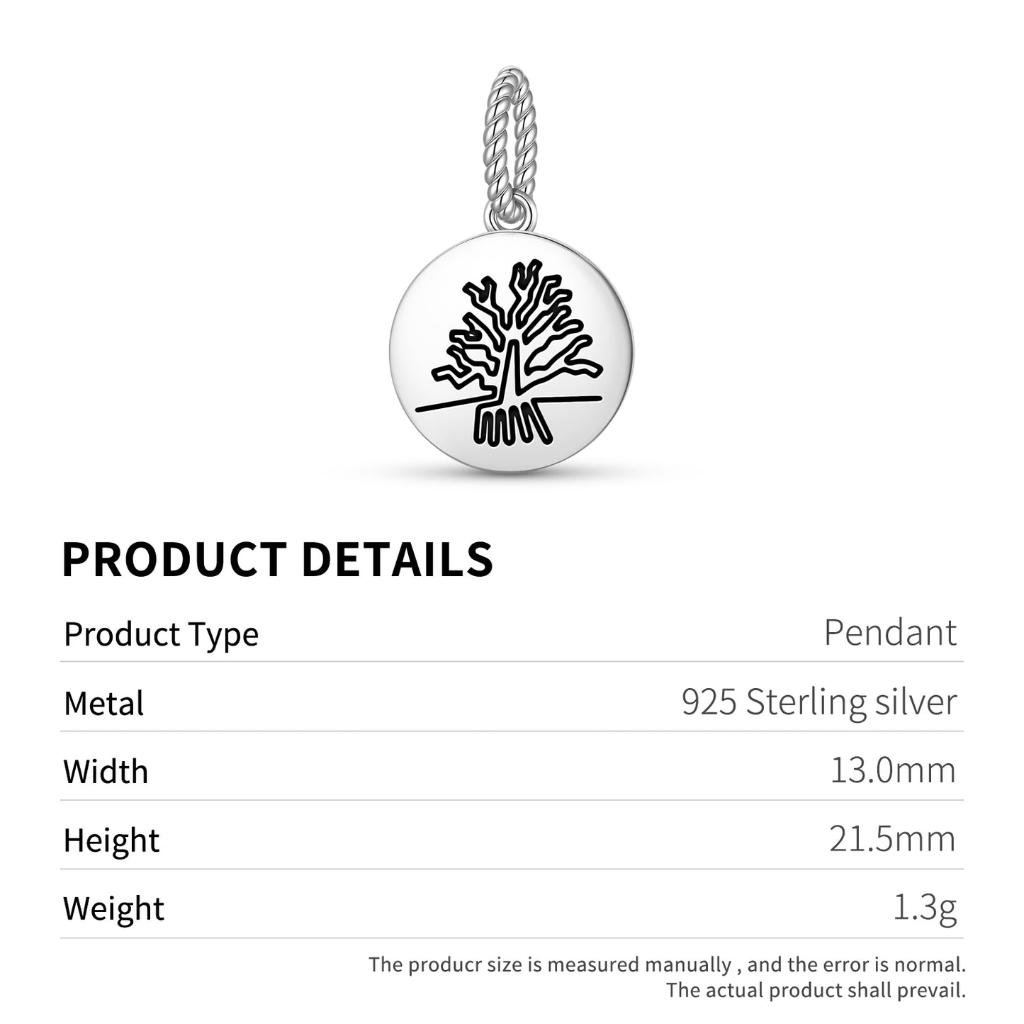 The Tree Nazca lines Symbols Pendant Dangle Charm