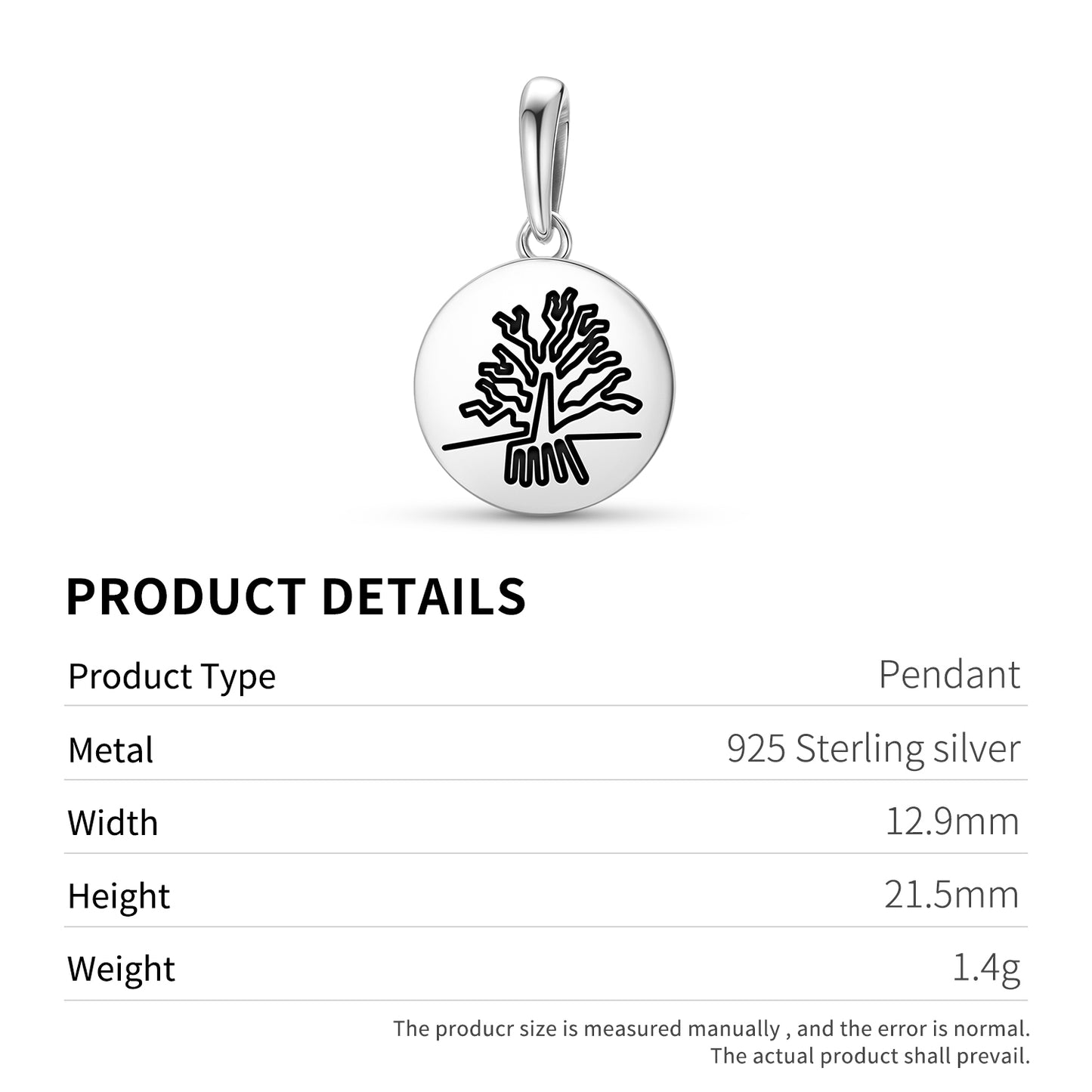 The Tree Nazca lines Symbols Pendant Dangle Charm