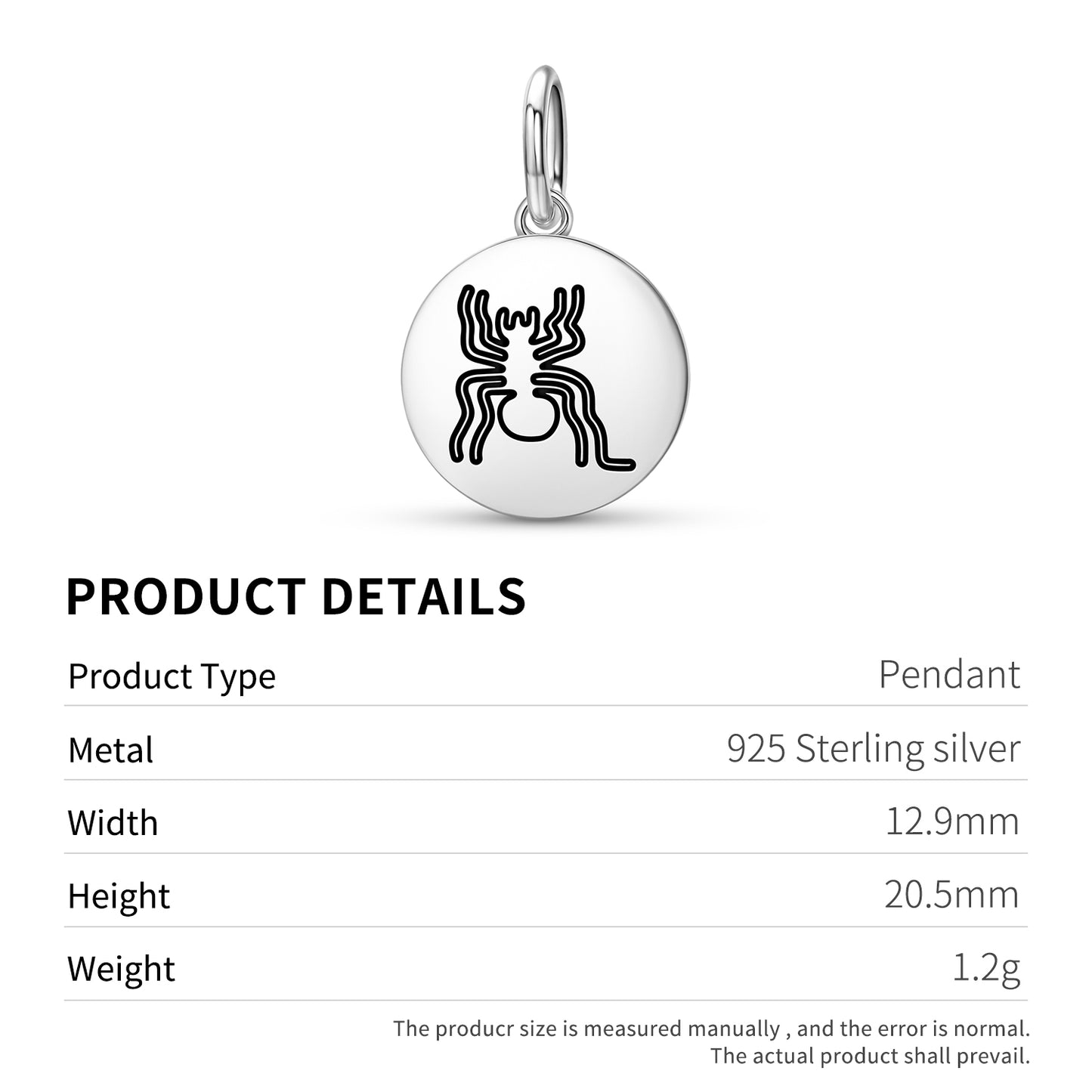 The Spider Nazca lines Symbols Pendant Dangle Charm