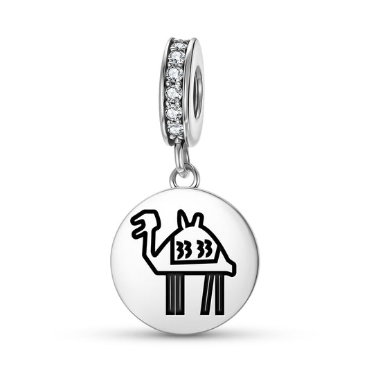 Camel Persian Symbols Pendant Dangle Charm
