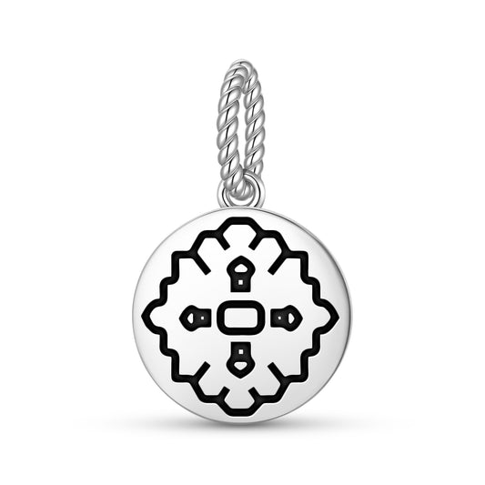 Rose Persian Symbols Pendant Dangle Charm