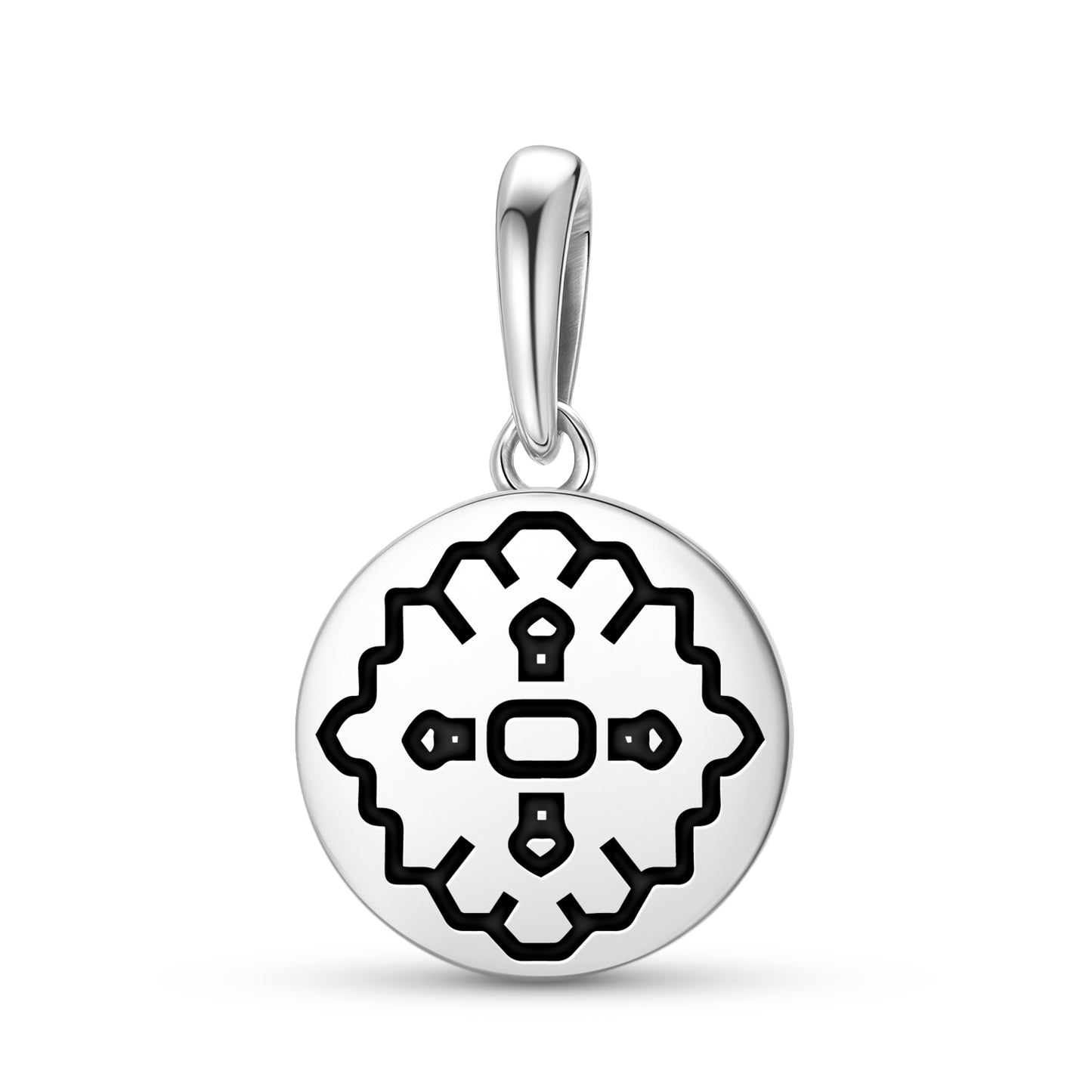 Rose Persian Symbols Pendant Dangle Charm