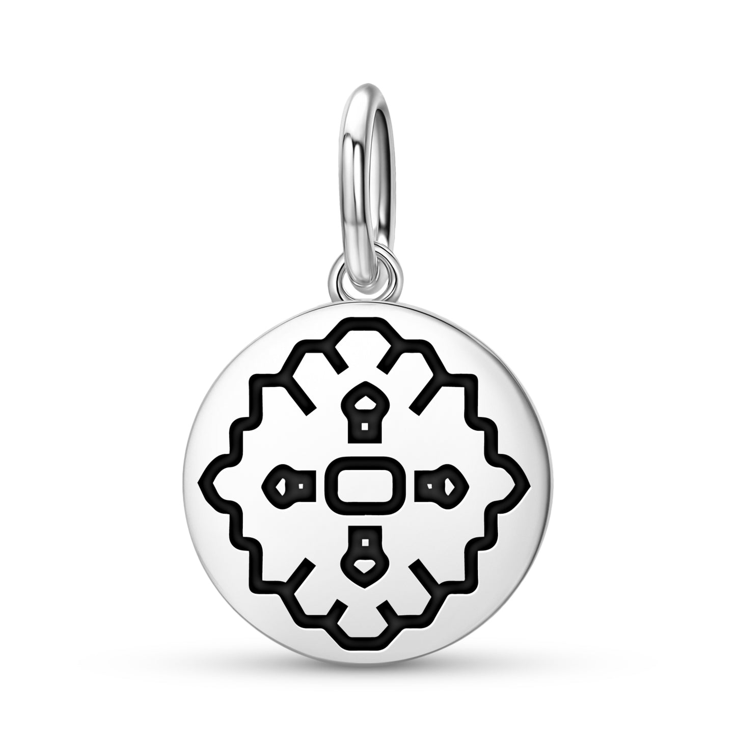 Rose Persian Symbols Pendant Dangle Charm