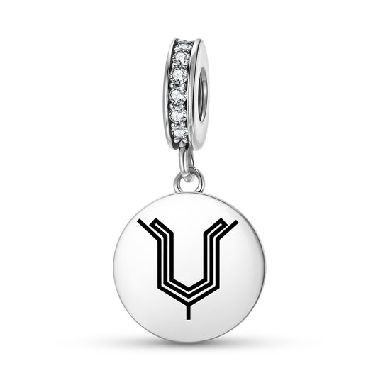 Tulip Persian Symbols Pendant Dangle Charm