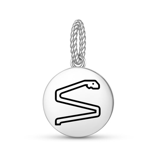 Snake Persian Symbols Pendant Dangle Charm