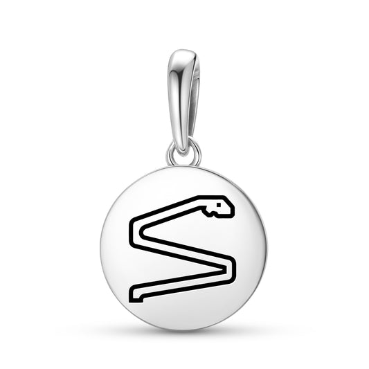 Snake Persian Symbols Pendant Dangle Charm