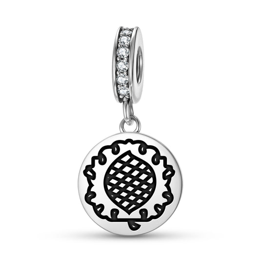 Pomegranate Persian Symbols Pendant Dangle Charm