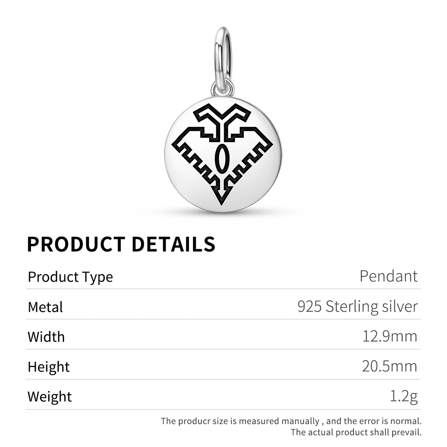 Eagle Persian Symbols Pendant Dangle Charm
