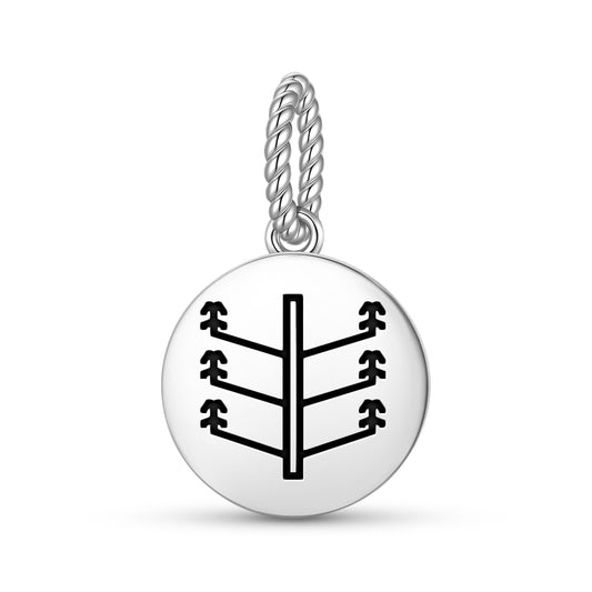 Hyacinth Persian Symbols Pendant Dangle Charm