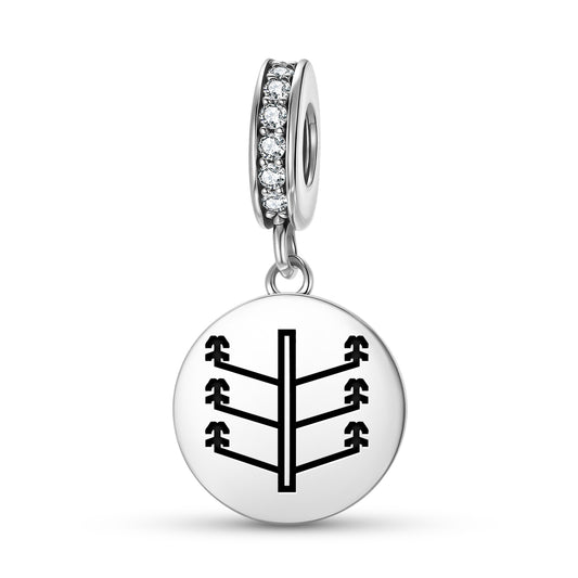 Hyacinth Persian Symbols Pendant Dangle Charm