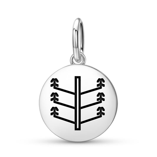 Hyacinth Persian Symbols Pendant Dangle Charm