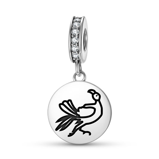 Parrot Persian Symbols Pendant Dangle Charm
