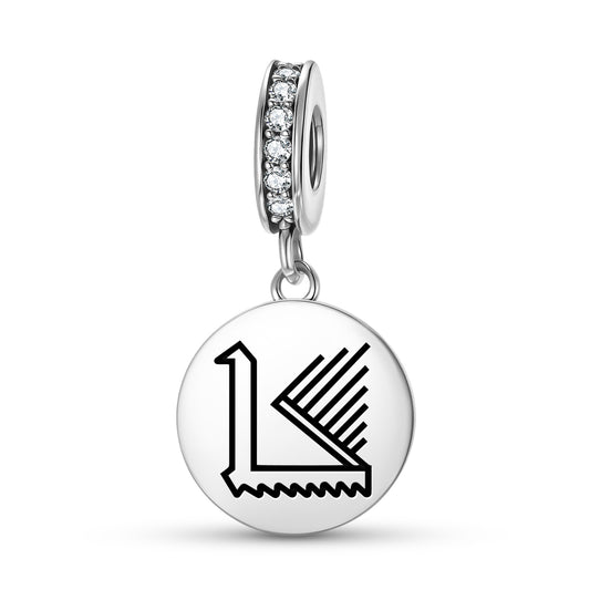Peacock Persian Symbols Pendant Dangle Charm