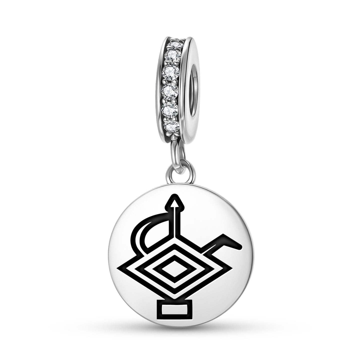Jug Ewer Persian Symbols Pendant Dangle Charm