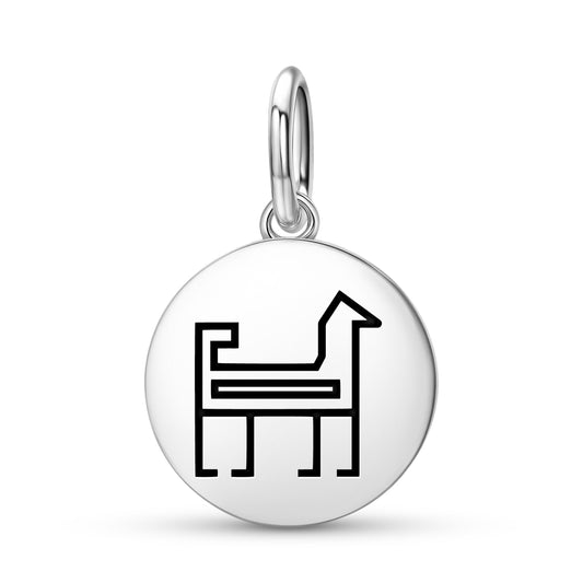 Dog Persian Symbols Pendant Dangle Charm