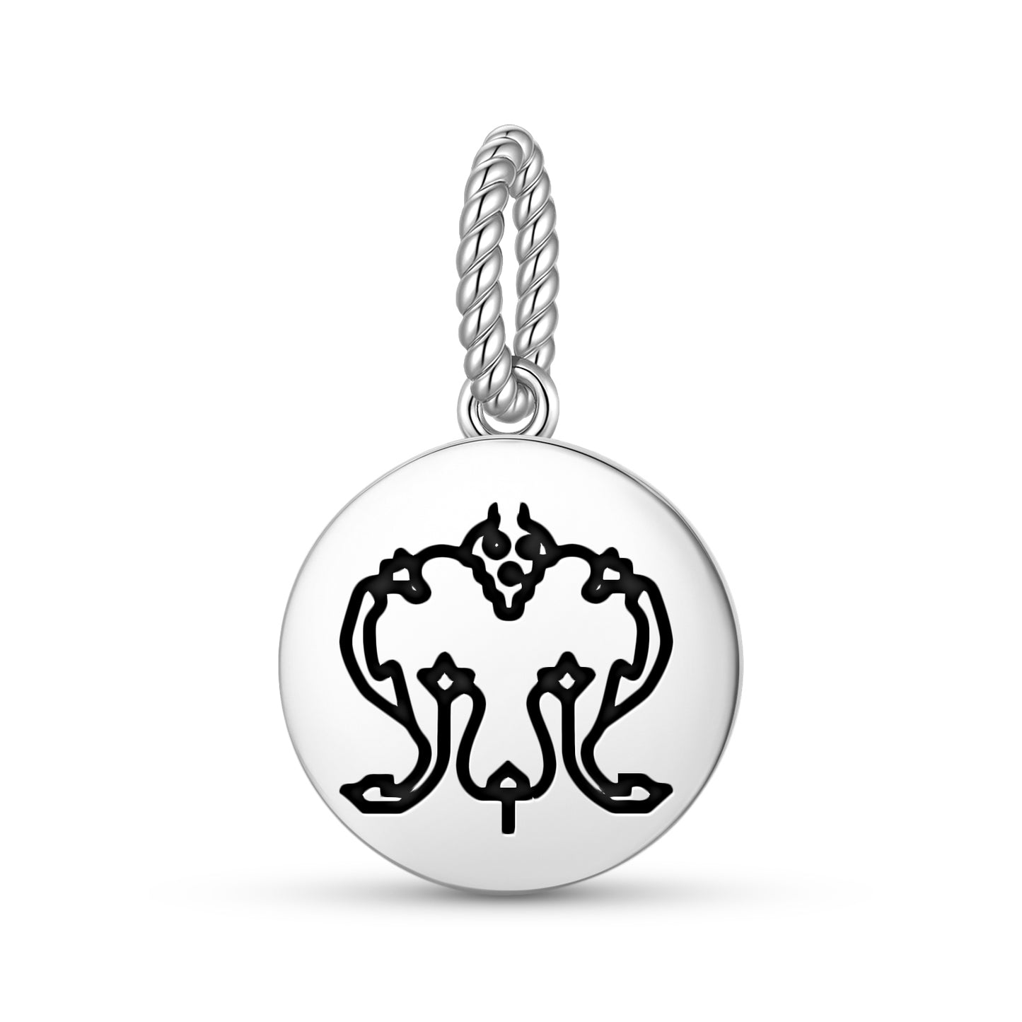 Iris Persian Symbols Pendant Dangle Charm