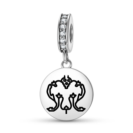 Iris Persian Symbols Pendant Dangle Charm